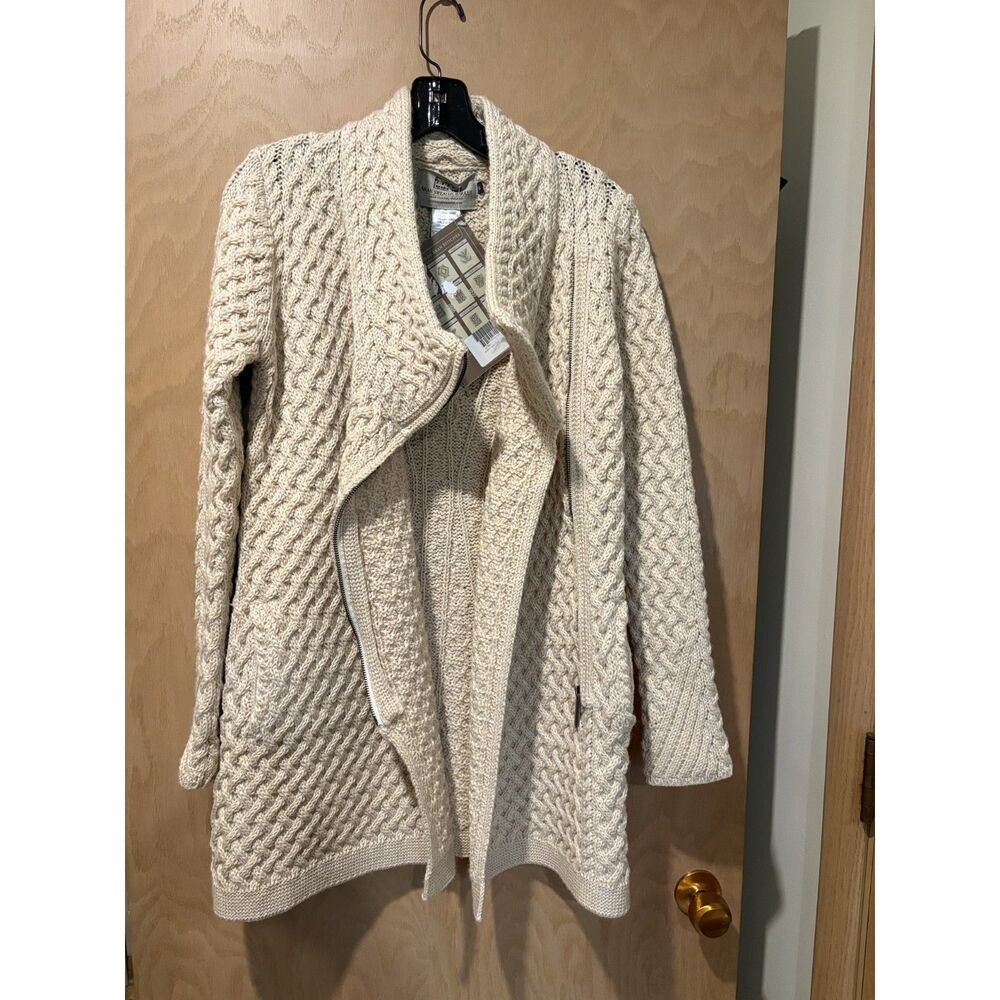 NWT Aran Sweater Market Trellis Coatigan